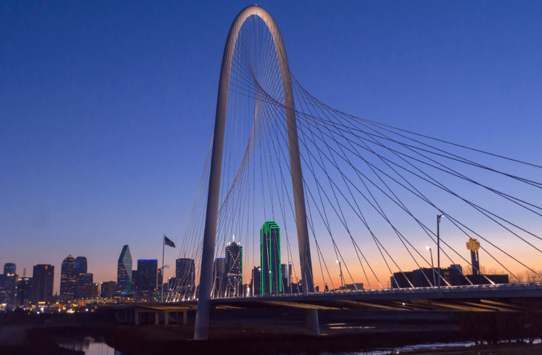 Dallas skyline from Trinity Groves