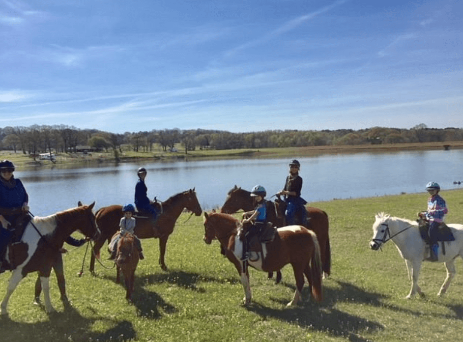 Horseback riding at Texas Horse Park