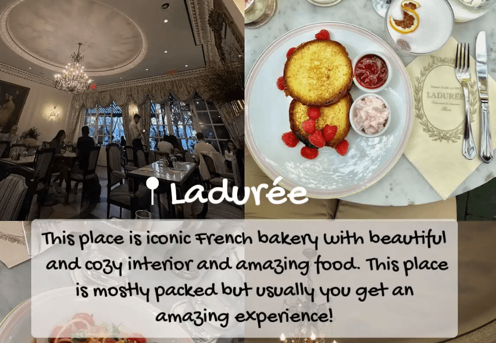  Ladurée is an iconic French bakery