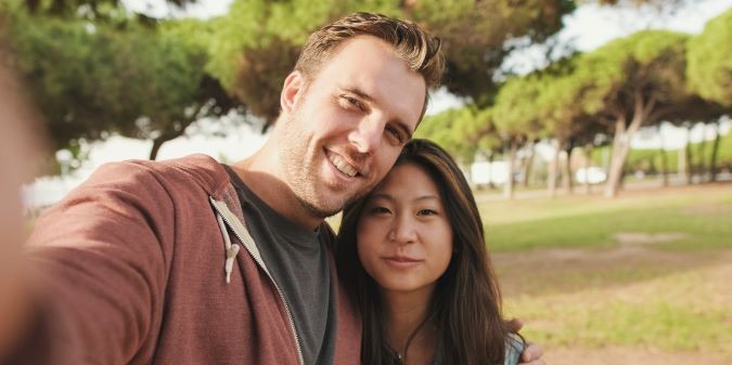 {{https://mixerdates.com/?ch=mixerblog}}Mixed race couple on romantic date at Raleigh